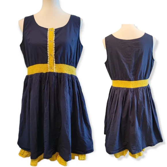 Yo Baby Linen Dress - Picture 1 of 4